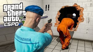 POLIZIA PENITENZIARIA Fuggitivo Ostaggio  GTA 5 LSPDFR ITA 👮‍♀️ [upl. by Mahda]