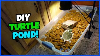 Cheap DIY Turtle Pond Setup [upl. by Rimhsak]