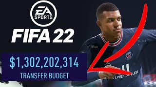 FIFA 22 Career Mode Money GLITCH MORE Than 1 Billion [upl. by Allesor]