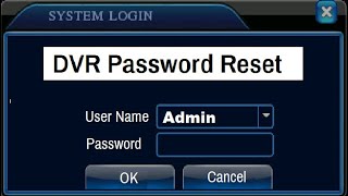 DVR Password Reset  How to Reset DVR Password  DVR Password Recovery DVR Password dvrpassword [upl. by Alia]