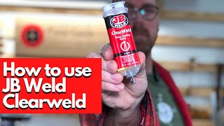 How to Use JB Weld Clearweld Stepbystep Instructions [upl. by Erdnael530]