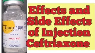 How to use Injection Titan Ceftriaxone  effects and side effects of injectio cetriaxone [upl. by Amir108]