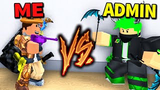 Challenging an ADMIN for the RAREST KNIFE in MM2 Niks Scythe Roblox Murder Mystery 2 1v1 [upl. by Sophi]