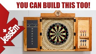 Try Building This  Dart Board Cabinet woodworking [upl. by Atok268]