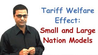 Tariff Welfare Effect Small and Large Nation Model [upl. by Lotsirk]