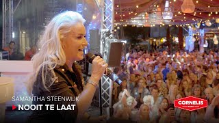 Samantha Steenwijk  Nooit Te Laat Officiële Videoclip [upl. by Leduar234]