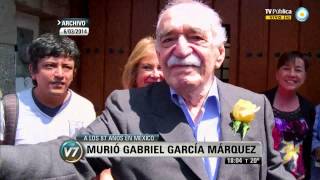 Visión 7 Murió Gabriel García Márquez a los 87 años en México [upl. by Esikram915]