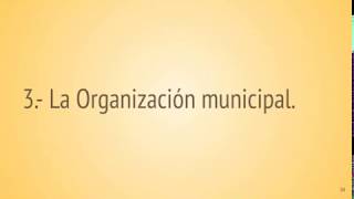 Tema 92 quotLa organización Municipalquot [upl. by Ramoj]