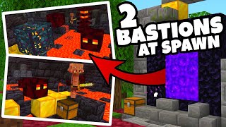 10 BASTION SEEDS For The Minecraft Nether Update Minecraft Bedrock Edition 116 Seeds [upl. by Britt568]