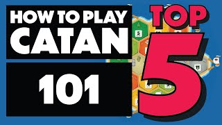 How to Play Catan Top 5 Tips  Catan 101 [upl. by Snell]