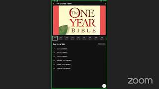 Nov 11th Day 316 LIVE Reading The One Year Bible Together [upl. by Verine904]