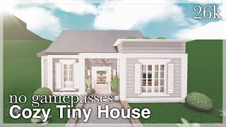 Bloxburg  Cozy Tiny House Speedbuild no gamepasses [upl. by Elolcin]