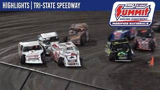 DIRTcar Summit Modified Nationals  TriState Speedway  July 9 2023  HIGHLIGHTS [upl. by Omrellug]