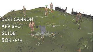 Best cannon training spot amp placement on OSRS [upl. by Rossner]