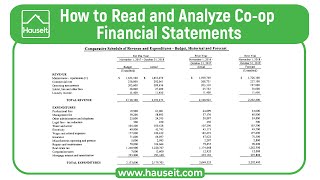 How to Read and Analyze Coop Financial Statements [upl. by Alaek722]