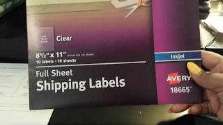 Printing on Clear Sticker Paper Tutorial [upl. by Mufi]