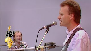 Phil Collins amp Sting  Long Long Way To Go Live Aid 1985 [upl. by Ecinaj]