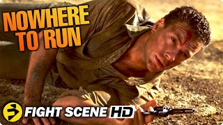 NOWHERE TO RUN  Fight Scene  JEAN CLAUDE VAN DAMME [upl. by Joellen]