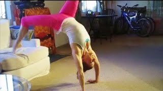 How To Do A Bridge And Backbend Kickover With Coach Meggin Professional Gymnastics Coach [upl. by Atlee]