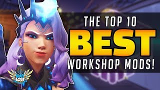 Overwatch TOP 10 BEST Workshop Mods [upl. by Thorlay378]