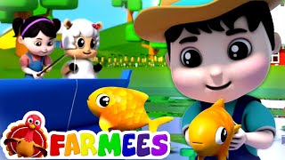 Once I Caught A Fish Alive  Count 1 to 10  Kids Nursery Rhymes amp Songs for Babies  Farmees [upl. by Clemente]