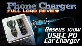 100w USBC PD car charger can it deliver [upl. by Nosreip448]