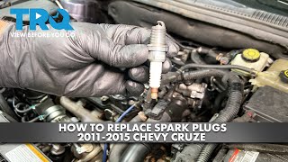 How to Replace Spark Plugs 20112015 Chevy Cruze [upl. by Vey]