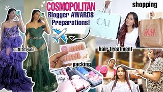 Preparing For COSMOPOLITAN Awards Vlog✨🥰 ✈️  Mridul Sharma [upl. by Aivekal415]