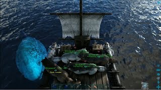 Alpha Leedsichthys Attacks My Rift Ark Survival Evolved [upl. by Staten]