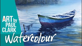 How to paint a boat in watercolour by Paul Clark [upl. by Lynden155]