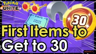 Pokémon Unite Best Items to get to 30 with Super Item Enhancer [upl. by Lull727]