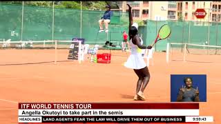 ITF World Tennis Tour Angela Okutoyi to take part in the semis [upl. by Mic]