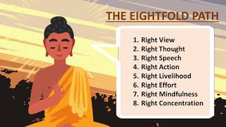 Buddhism For Beginners 8 The Eightfold Path Animated  RKINA [upl. by Serafina]