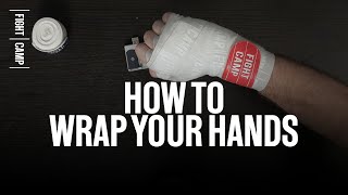 How to wrap your hands for boxing 🥊  Everlast 120 [upl. by Skipton]