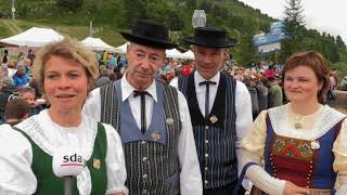 Alphornfestival auf 2200 Metern Höhe in Nendaz [upl. by Maudie]