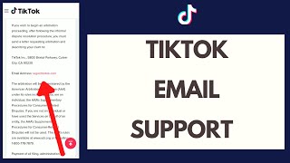 TikTok Email Support  How to Contact TikTok Support  TikTok Help [upl. by Kauslick]