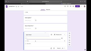 How to create leave application in google form [upl. by Akeit]