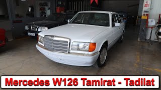 Mercedes W126 Tamirat  Tadilat [upl. by Imarej861]