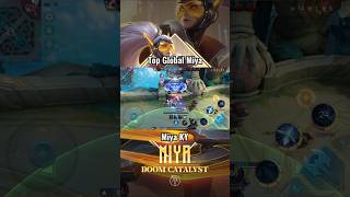 Top Global Miya Nih Bos🔥😎 mobilelegends mobilelegend [upl. by Atekihs869]