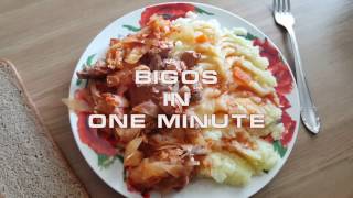 Bigos in One Minute [upl. by Philo]