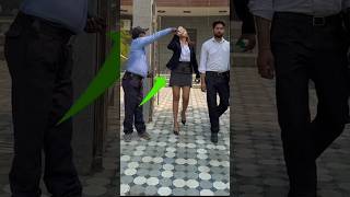 Office college girl security boy water 💦 bottle 🍼 entertainment video youtubeshorts [upl. by Heber]