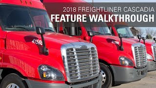 2018 Freightliner Cascadia Walkthrough [upl. by Neelyar783]