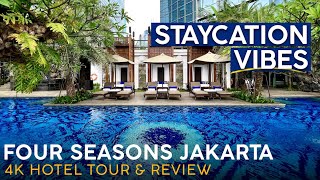 FOUR SEASONS HOTEL Jakarta Indonesia 🇮🇩【4K Hotel Tour amp Review】Perfect STAYCATION [upl. by Aninaig]