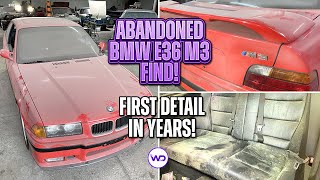 ABANDONED BODY SHOP FIND First Detail in Years BMW E36 M3 Satisfying Car Detailing Restoration [upl. by Lowenstein]