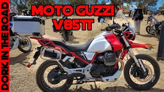 Moto Guzzi V85TT On and Off Road Test Ride and First Impressions [upl. by Mcdougall]