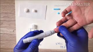 Uric Acid Test at Home  Demo Video [upl. by Hiett643]