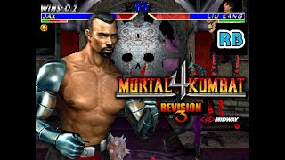 1997 60fps Mortal Kombat 4 Jax Master21 ALL [upl. by Ttenna766]