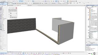 ARCHICAD LOUTIL MUR PART 1 [upl. by Nivel]