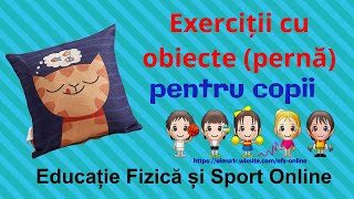 Educatie fizica si sport online  Exercitii cu perna [upl. by Ahsenod]