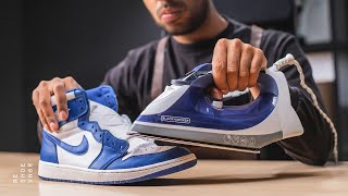 Air Jordan 1 Storm Blue Full Restoration With Vick Almighty [upl. by Nellda]